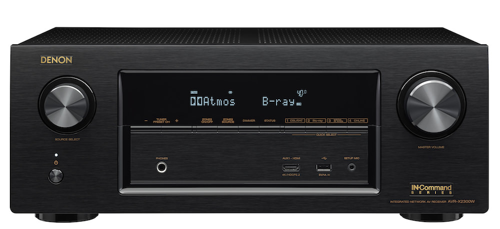 Denon AVR-X1300W and AVR-X2300W A/V Receivers Announced