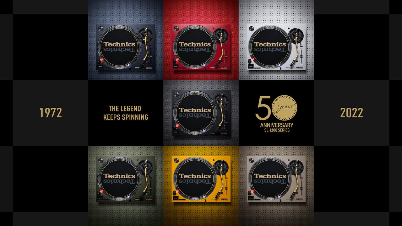 Technics Celebrates with 50th Anniversary SL-1200M7L Turntable