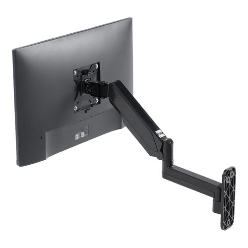 モニターアーム（壁設置・ガス圧式・32インチ対応・上下・左右調整・3