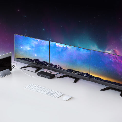 ドッキングステーション（HDMI3画面対応・タイプCハブ・トリプル