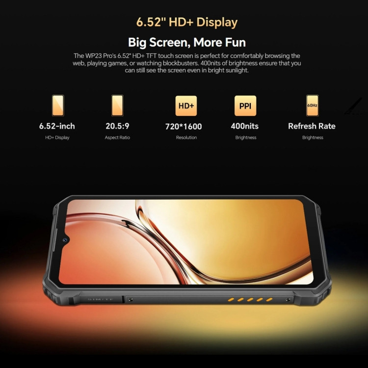 SIMフリー) Oukitel WP23 Pro Rugged Phone デュアルSIM 128GB