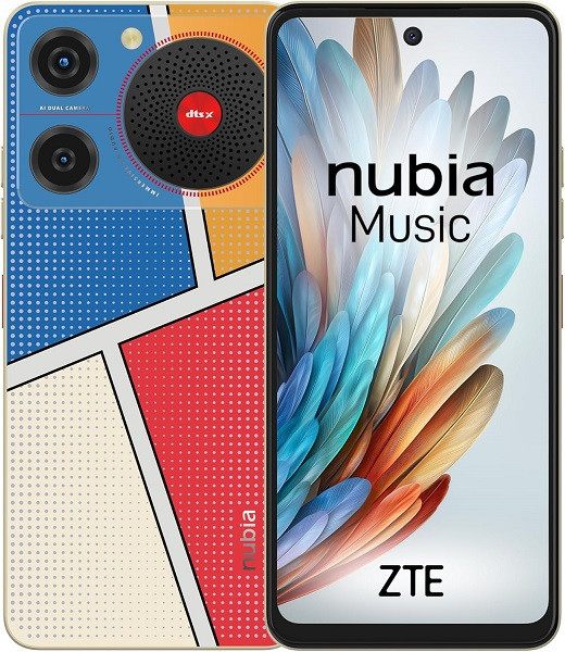 SIMフリー) ヌビア Nubia Music デュアルSIM 128GB ポップアート (4GB