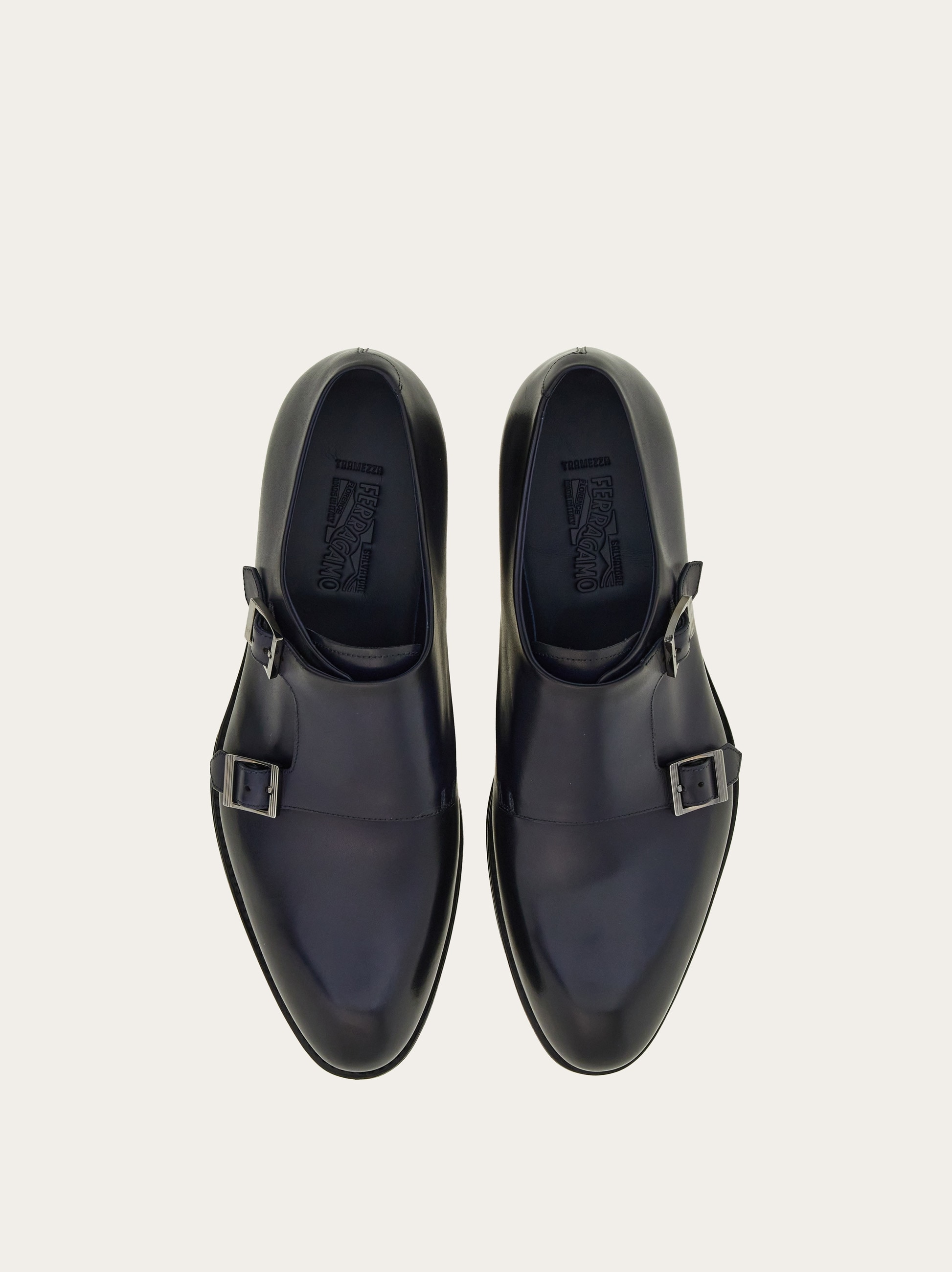 Tramezza double monkstrap - Men | Ferragamo