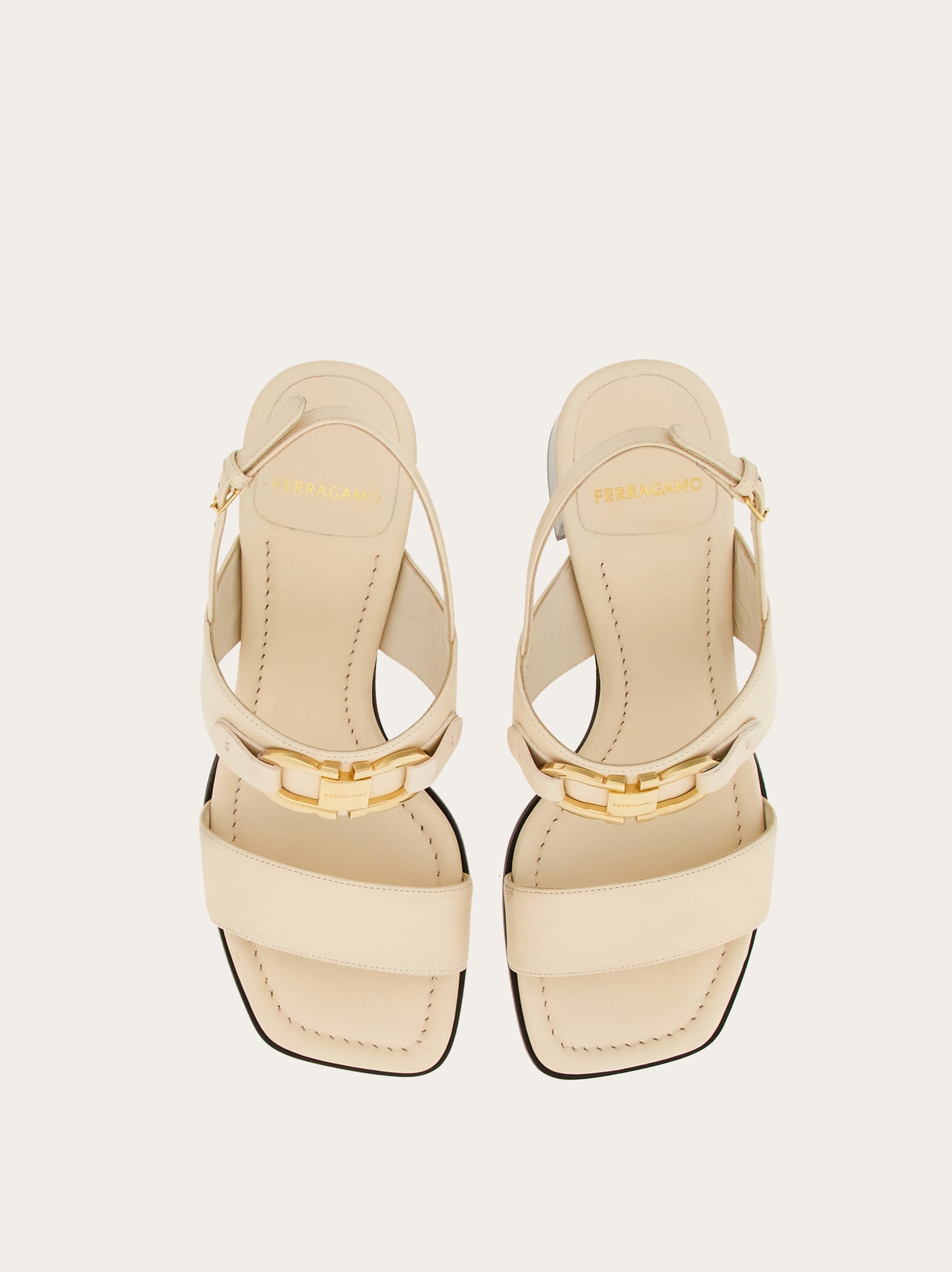 Sandal with Gancini ornament - Women | Ferragamo