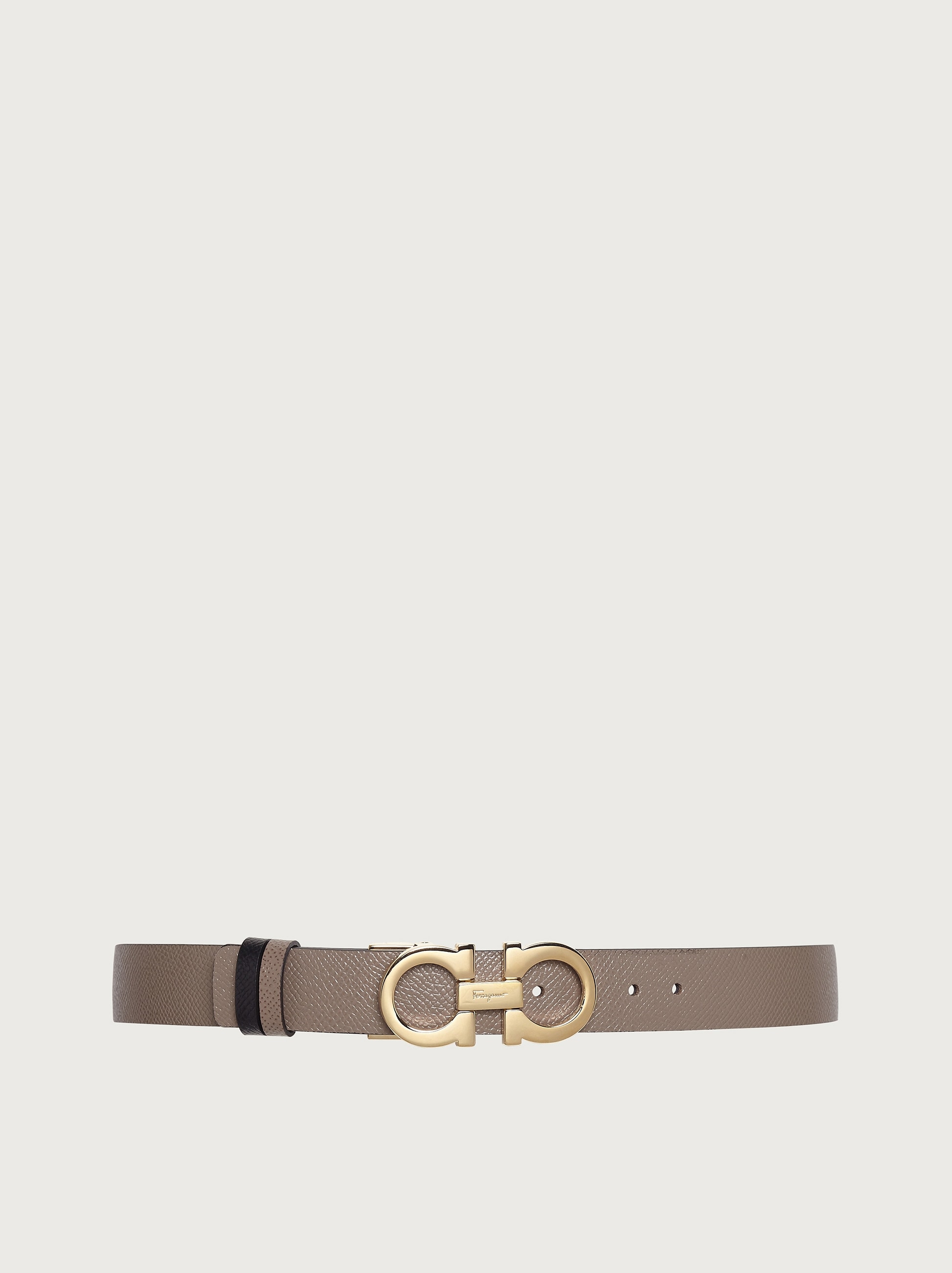 Reversible and adjustable Gancini belt - Women | Ferragamo