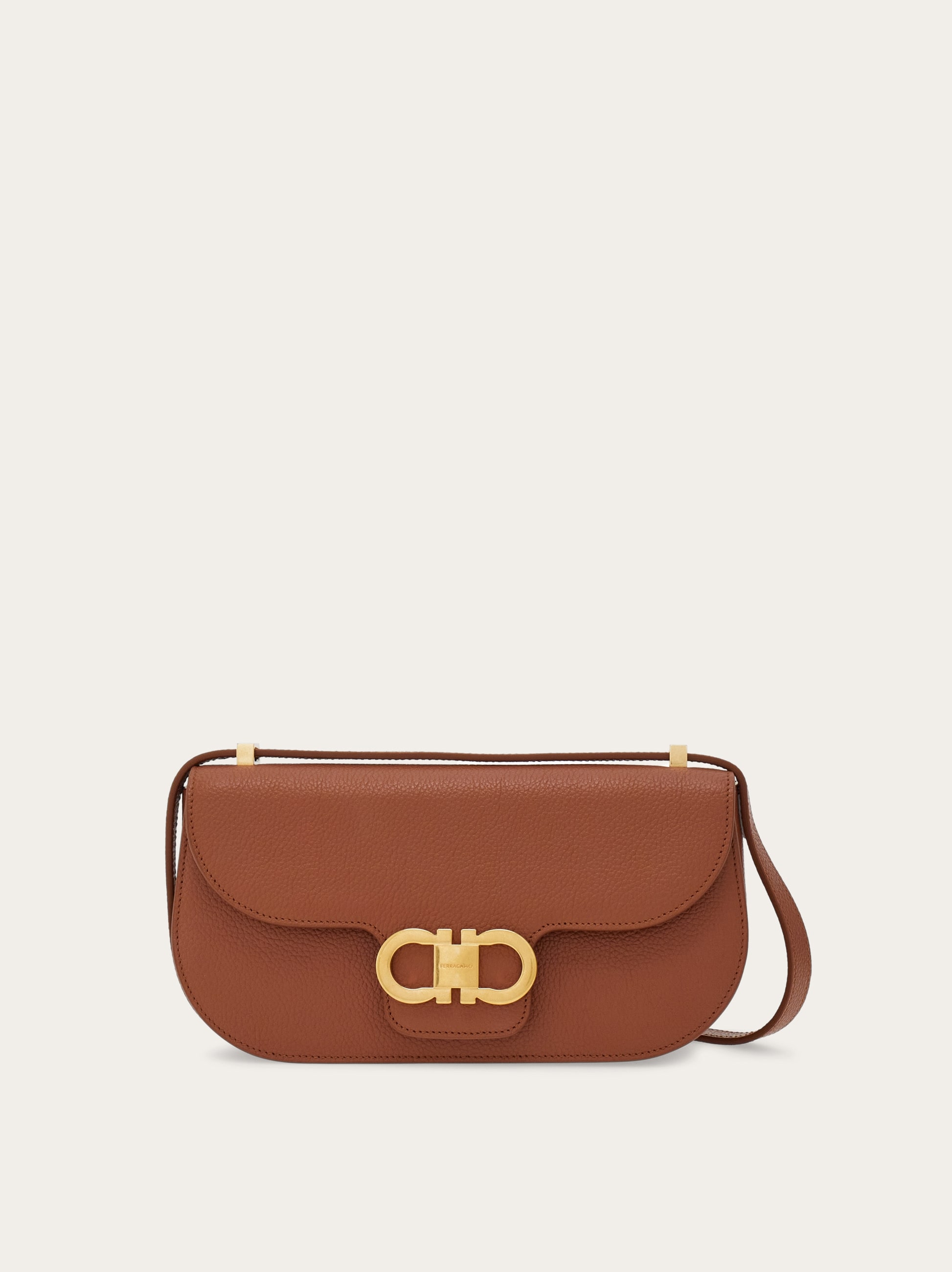 Double Gancini East-West crossbody bag - Women | Ferragamo