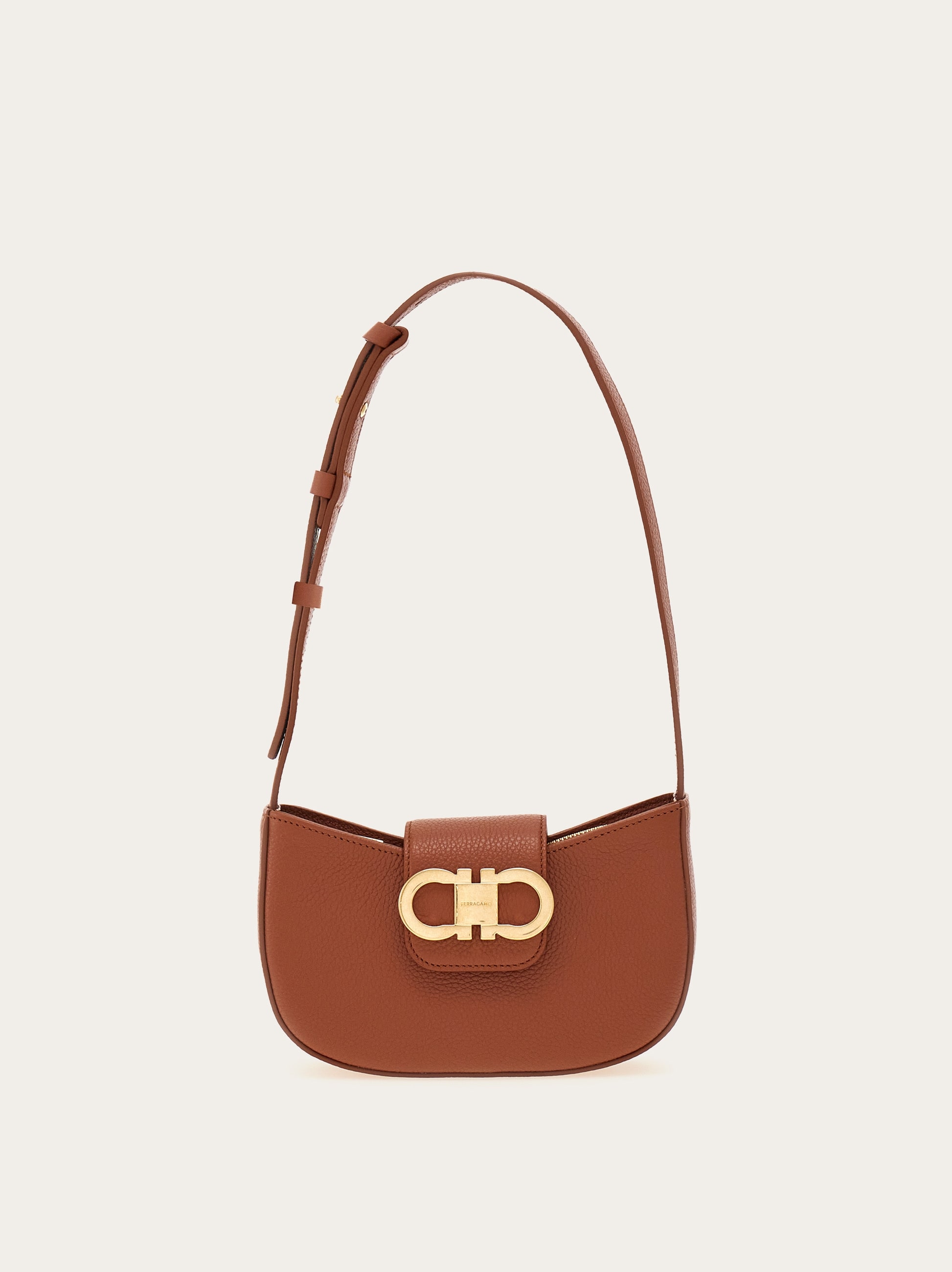 Double Gancini mini shoulder bag - Women | Ferragamo