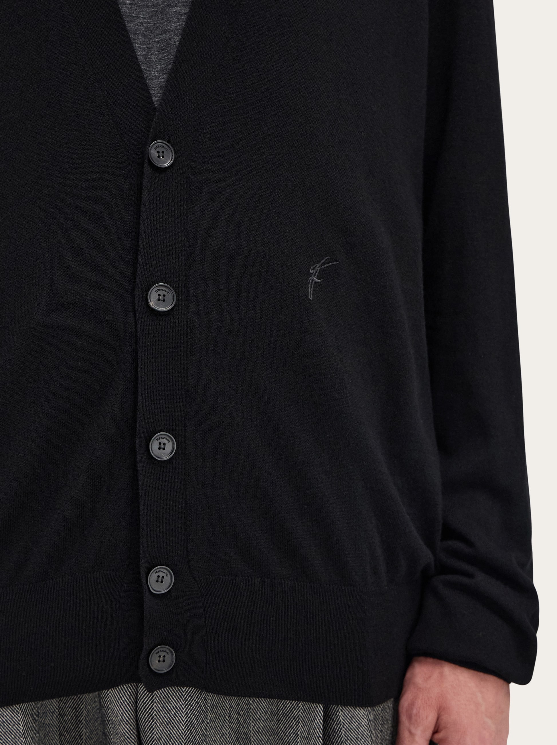 Vネック カーディガン - メンズ | Ferragamo