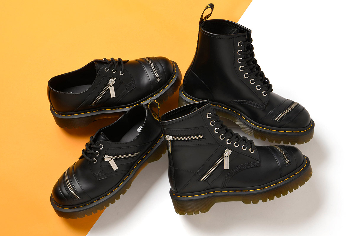 ドクターマーチン」の定番モデルがストリート＆ロックな顔つきで新登場
