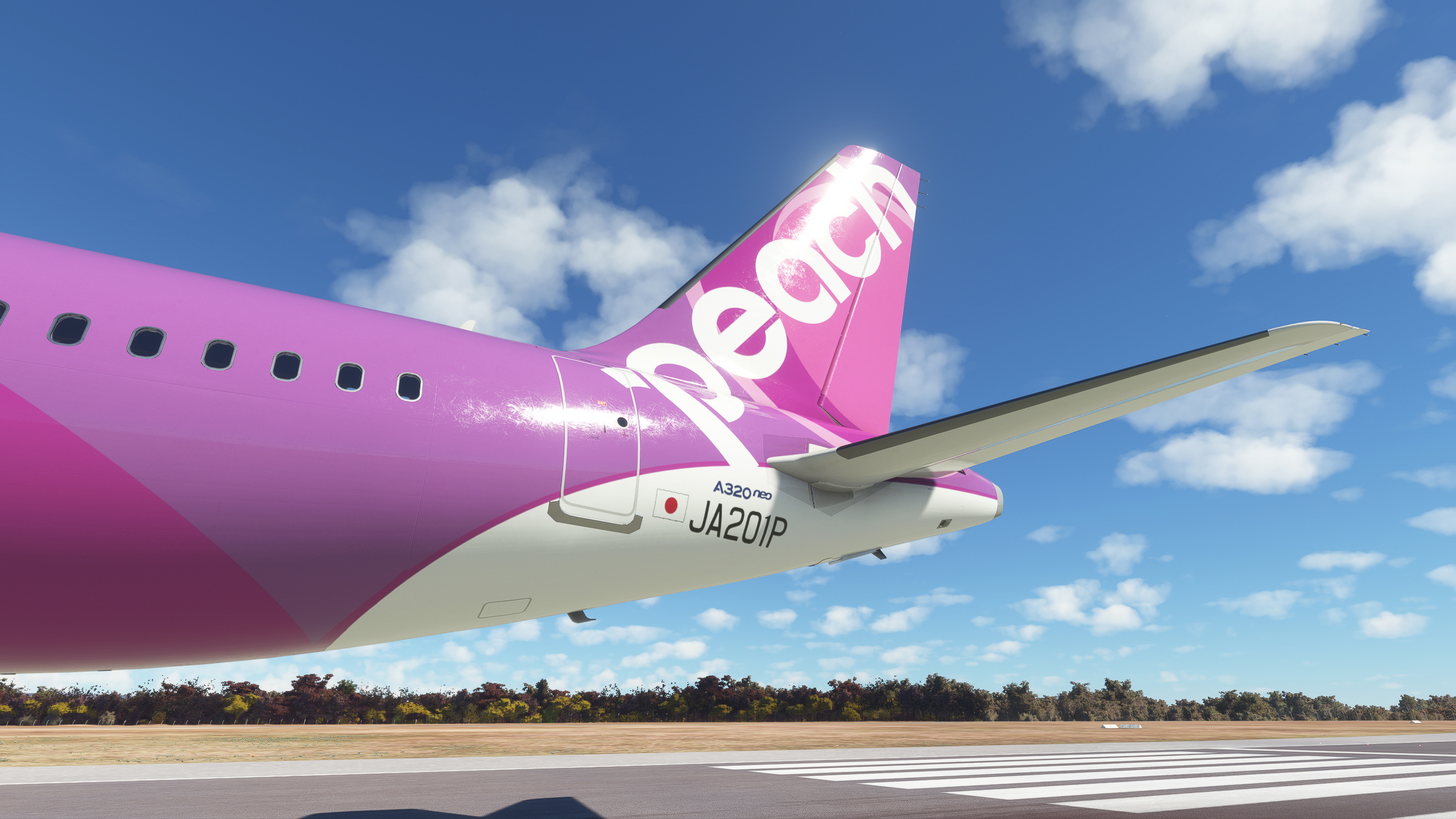 A32NX] Peach Aviation A320 Neo JA201P 8k for Microsoft Flight