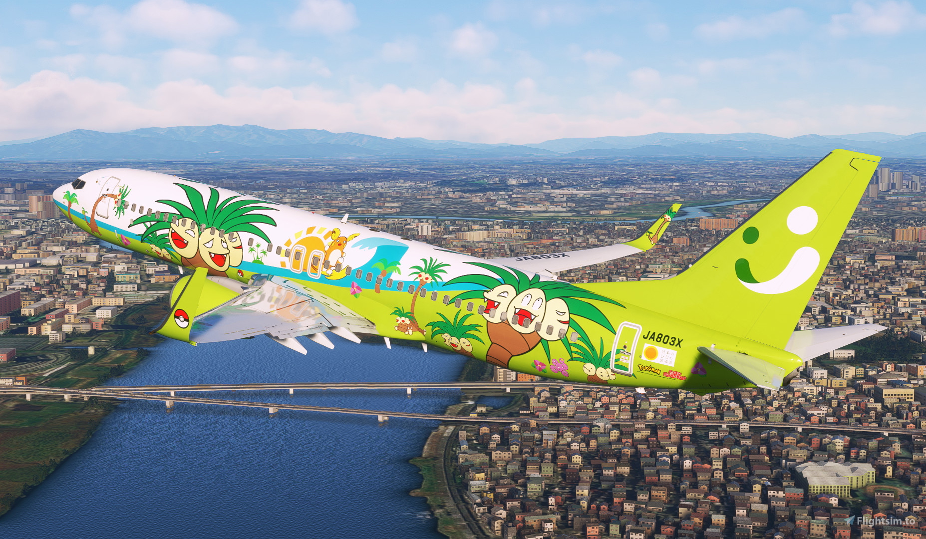 Solaseed Air (Nassi Jet) JA803X - PMDG 737-800 for Microsoft