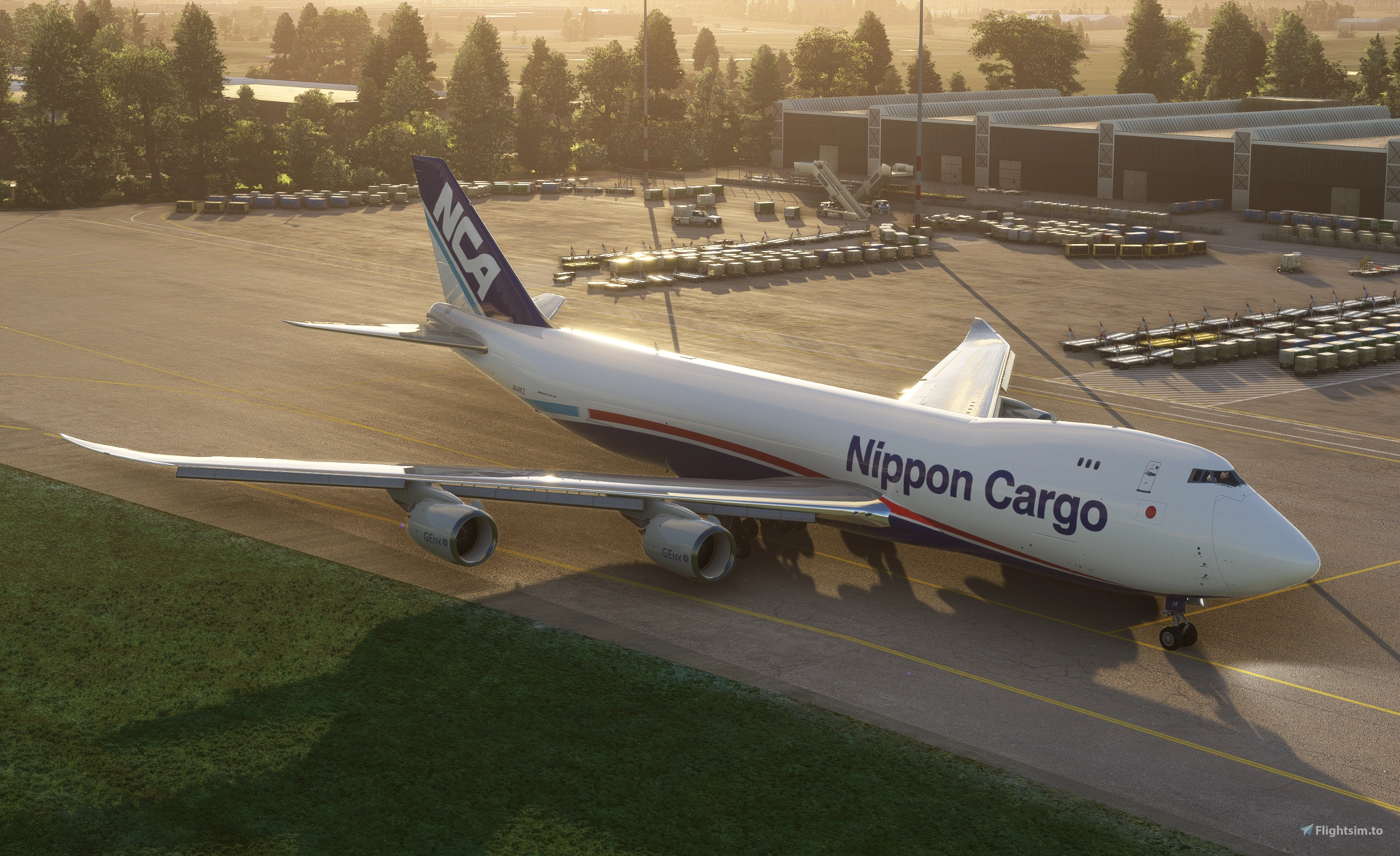 Boeing 747-8F NCA (Nippon Cargo Airlines) JA14KZ のために