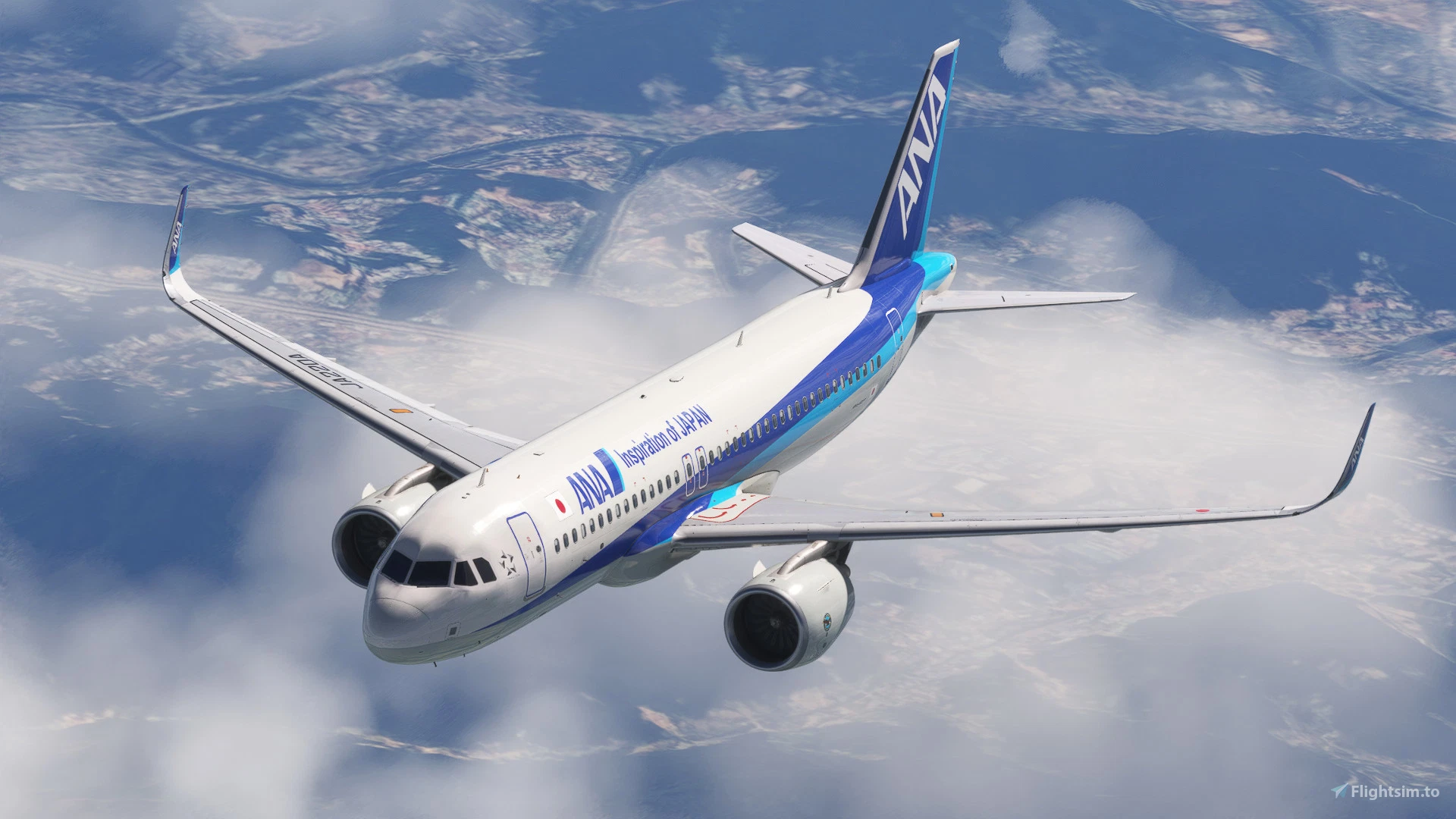 iniBuilds A320neo v2 ANA , All Nippon Airways JA220A ( with Cabin