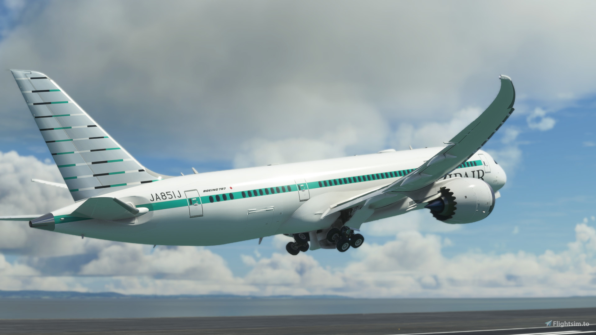 Kuro Boeing B787-8 [V2] ZIPAIR Tokyo Pack | 4K for Microsoft