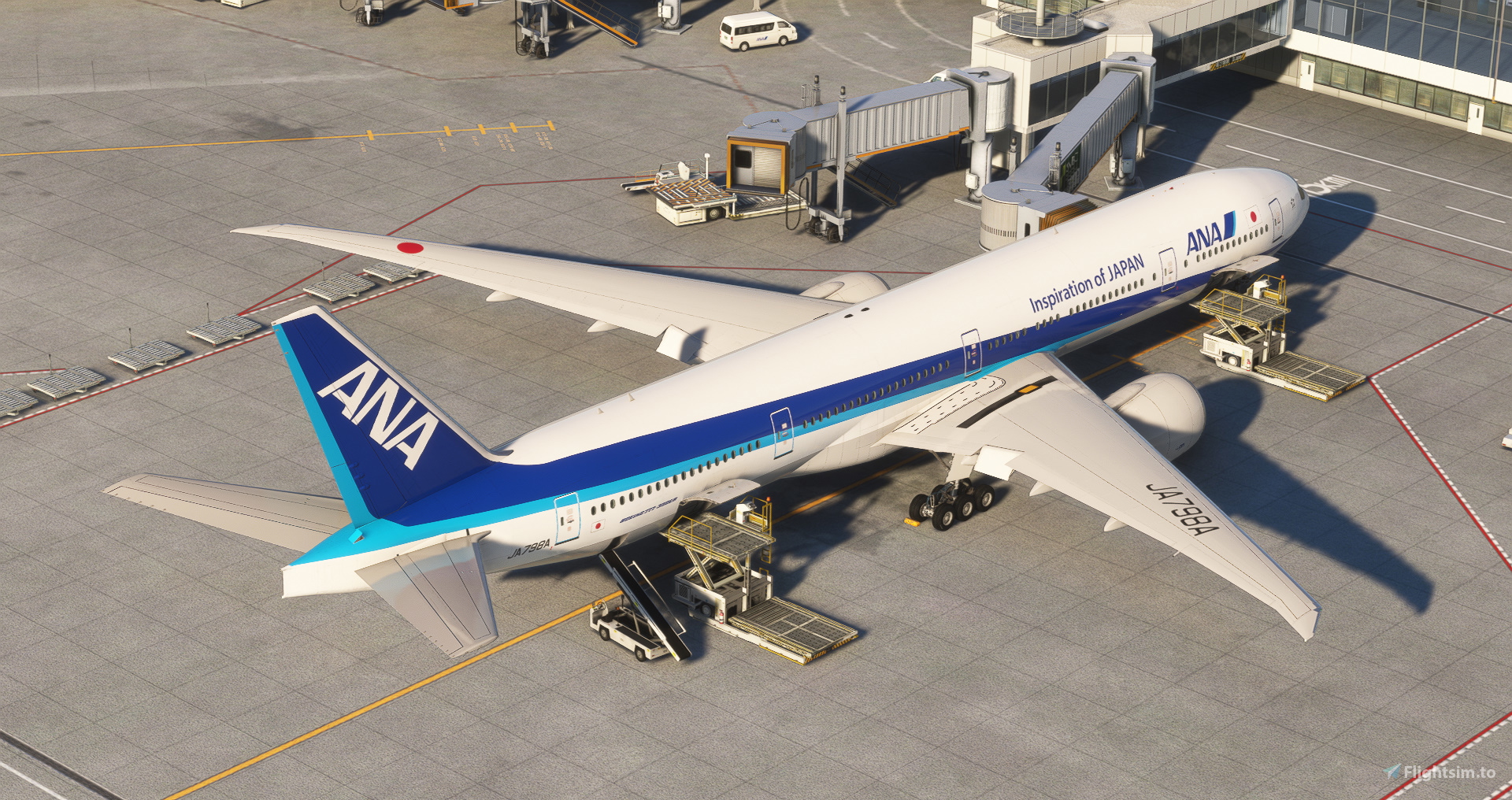 ANA - All Nippon Airways 777-300ER ( JA798A ) for Microsoft Flight