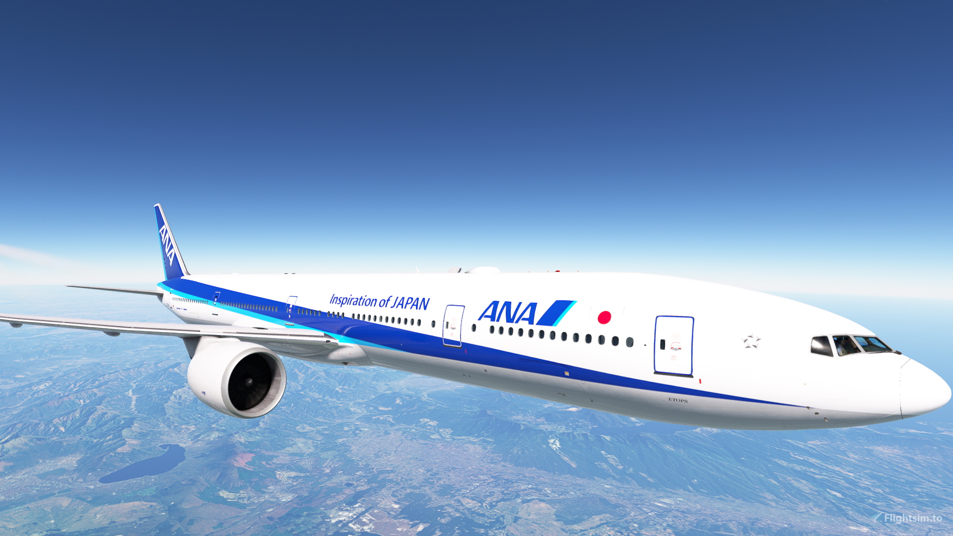 ANA - All Nippon Airways 777-300ER ( JA798A ) のために Microsoft