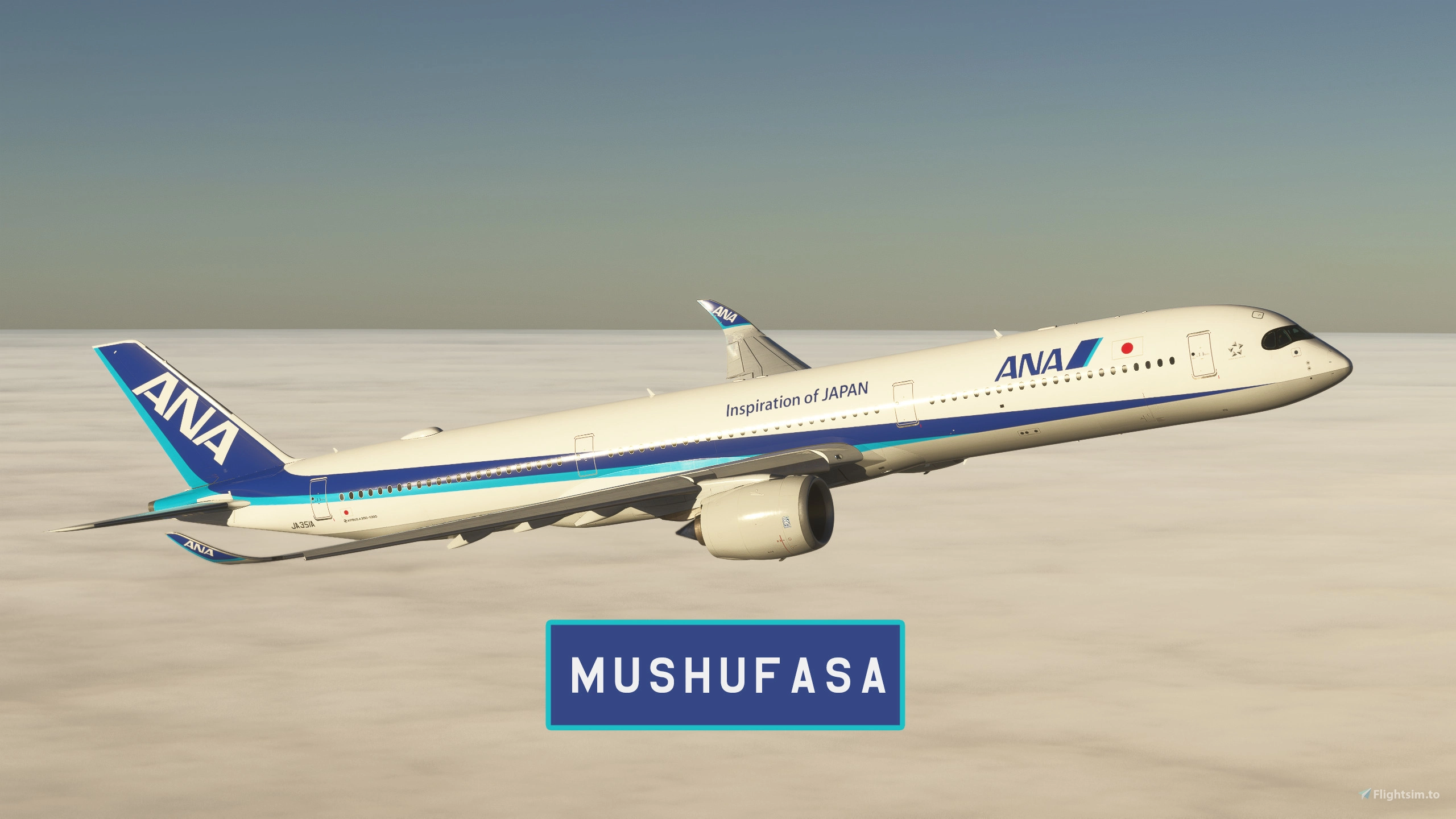 24] All Nippon Airways Pack | iniBuilds A350-1000 [8K/4K] のために