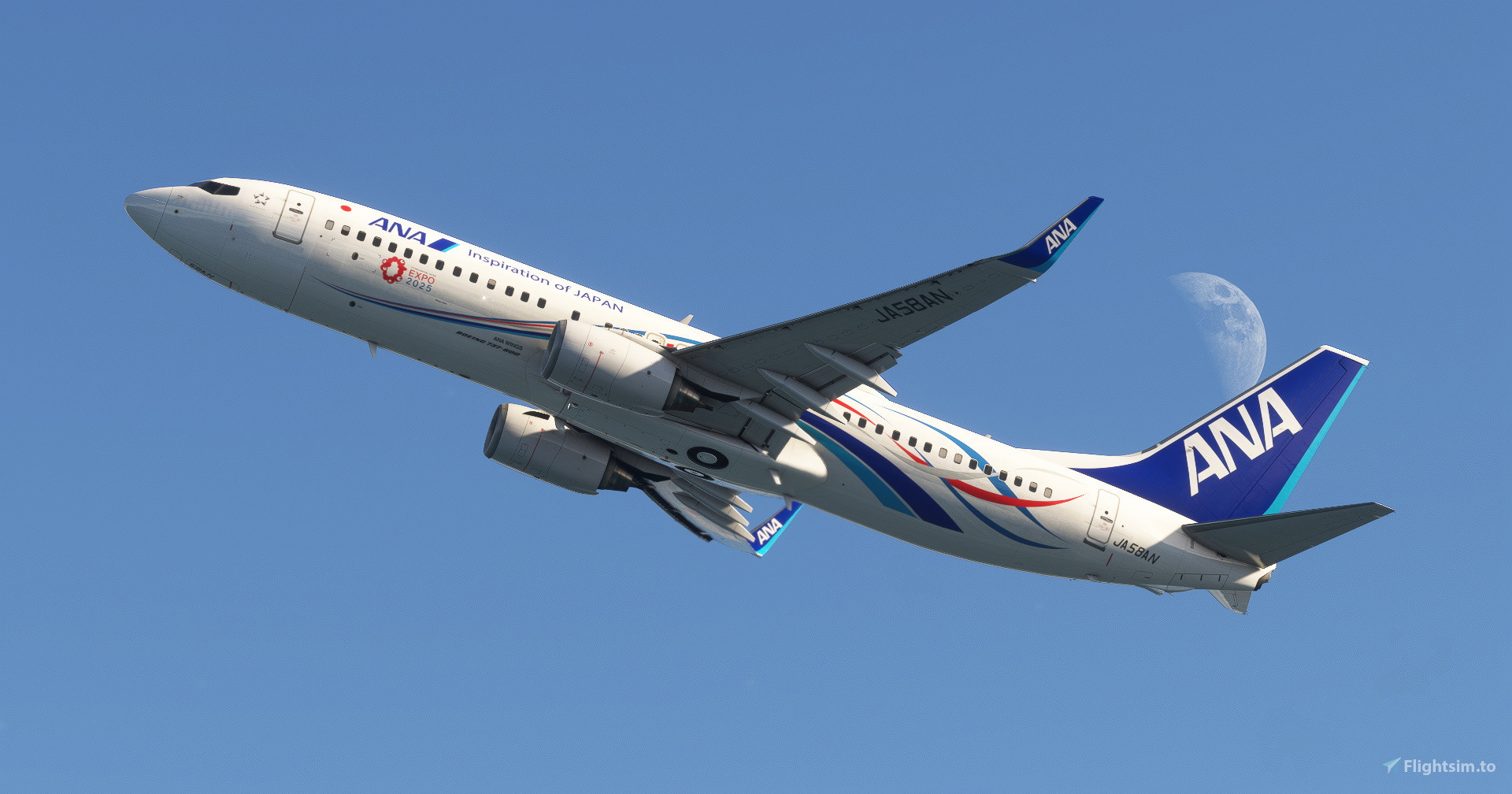 All Nippon Airways (ANA) 737-881 | JA58AN EXPO2025 ANA JET for
