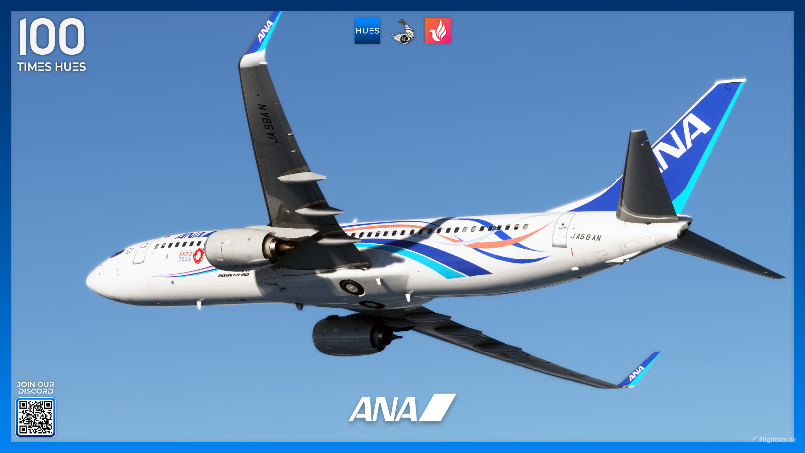 ANA JA58AN 'EXPO2025 ANA Jet' | PMDG 737-800 | 8K for Microsoft