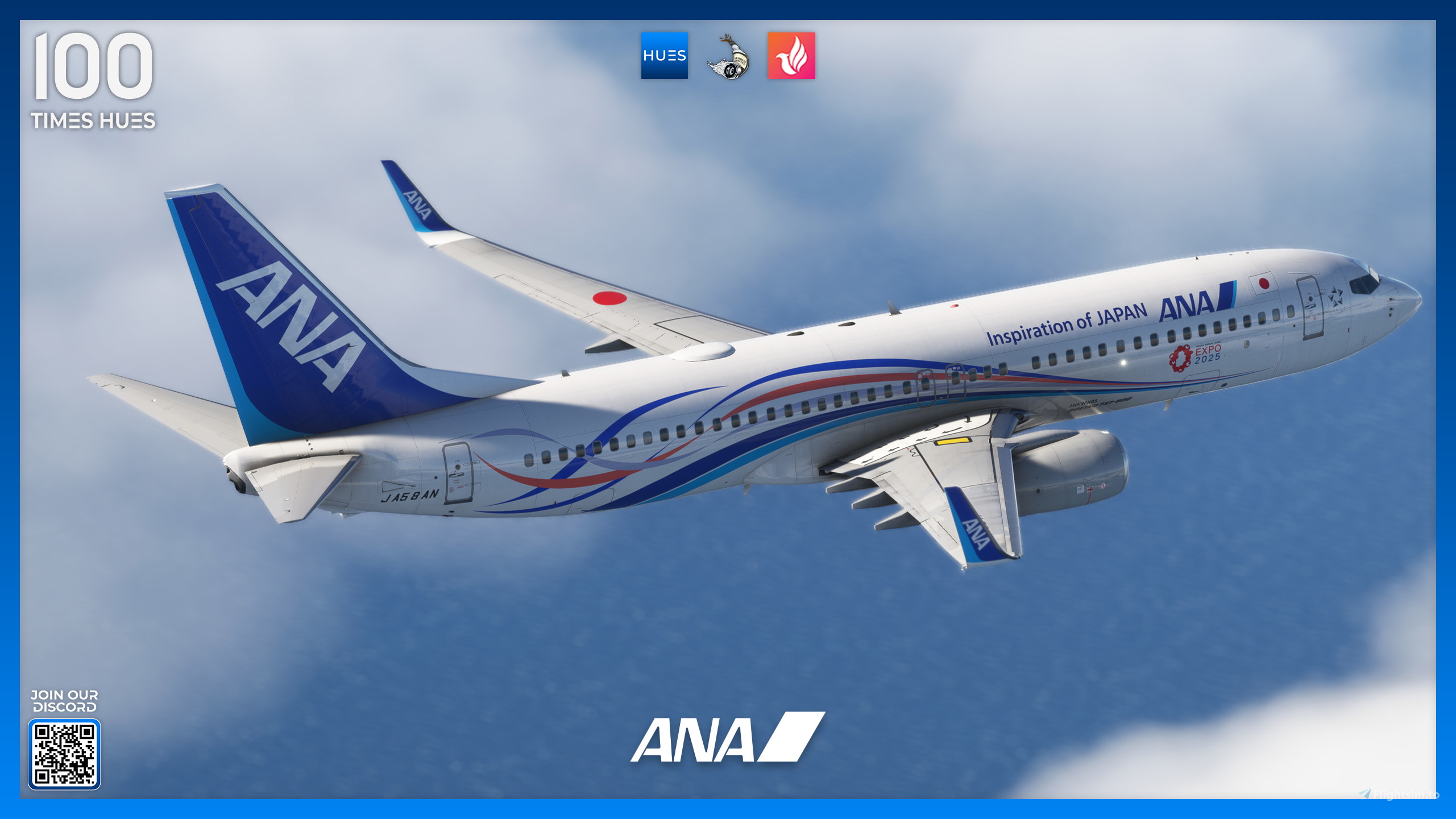 ANA JA58AN 'EXPO2025 ANA Jet' | PMDG 737-800 | 8K for Microsoft