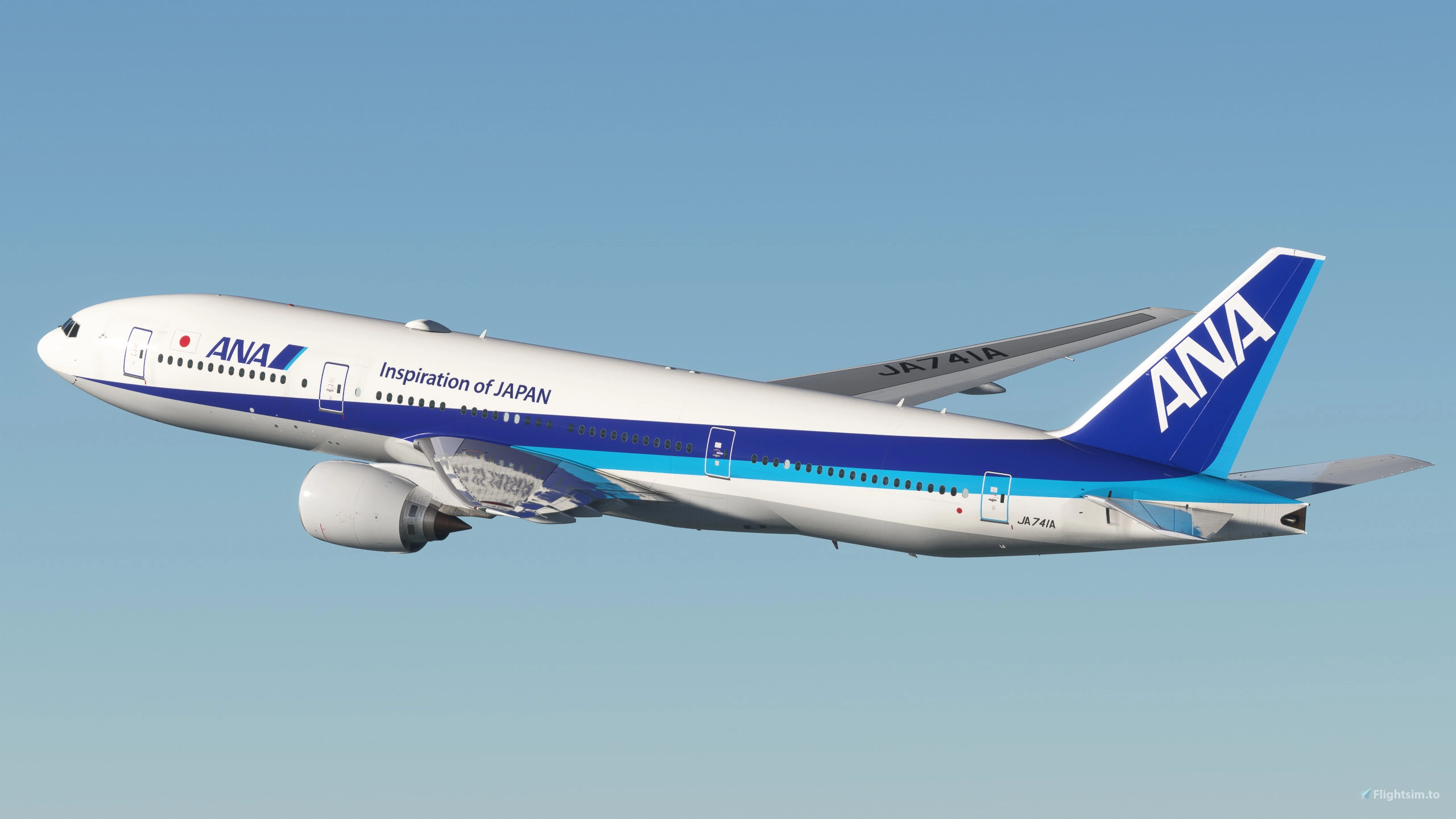 ANA [JA741A] w/Cabin PMDG B777-200ER for Microsoft Flight