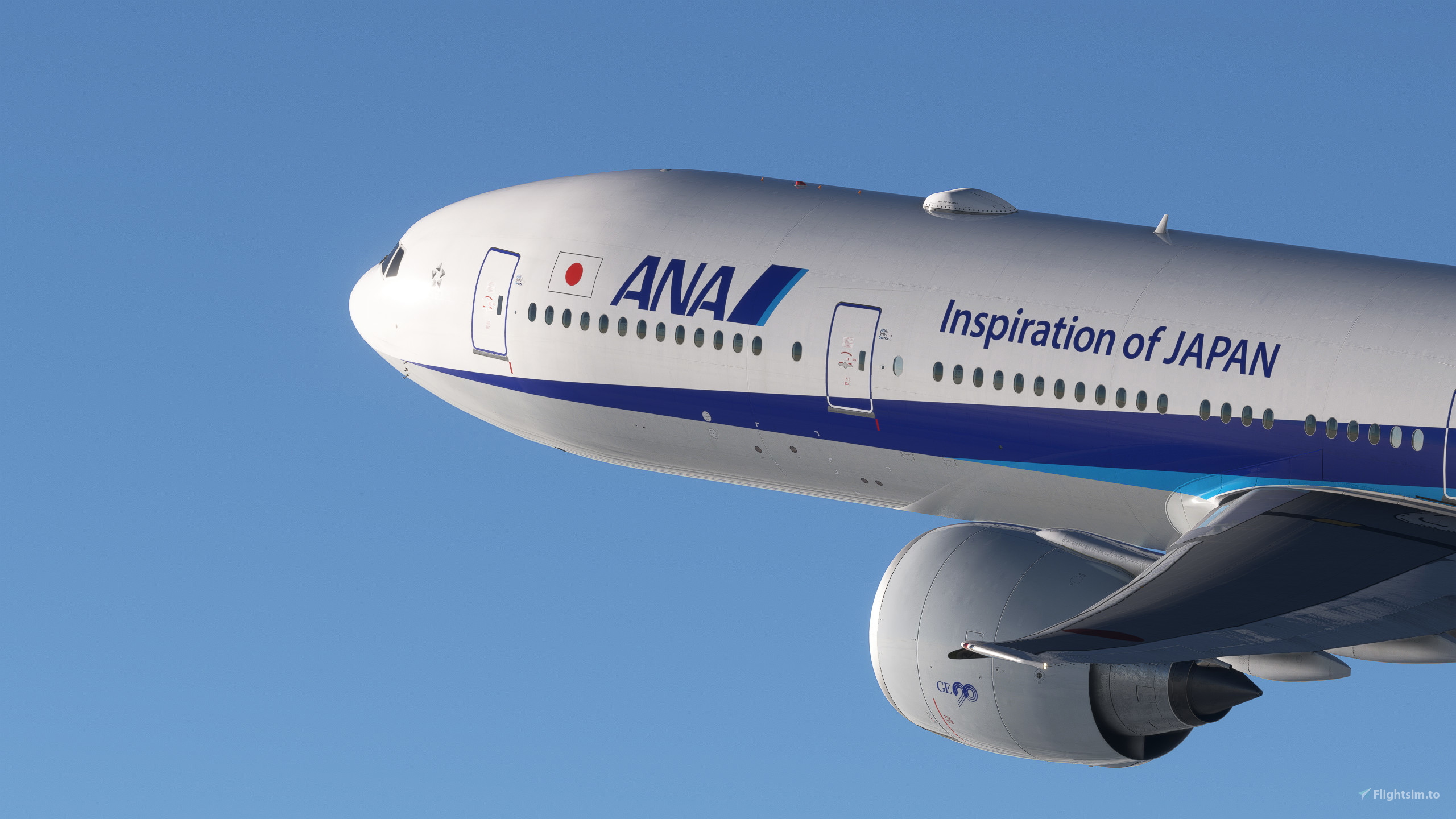 ANA [JA785A] w/Cabin PMDG B777-300ER のために Microsoft Flight