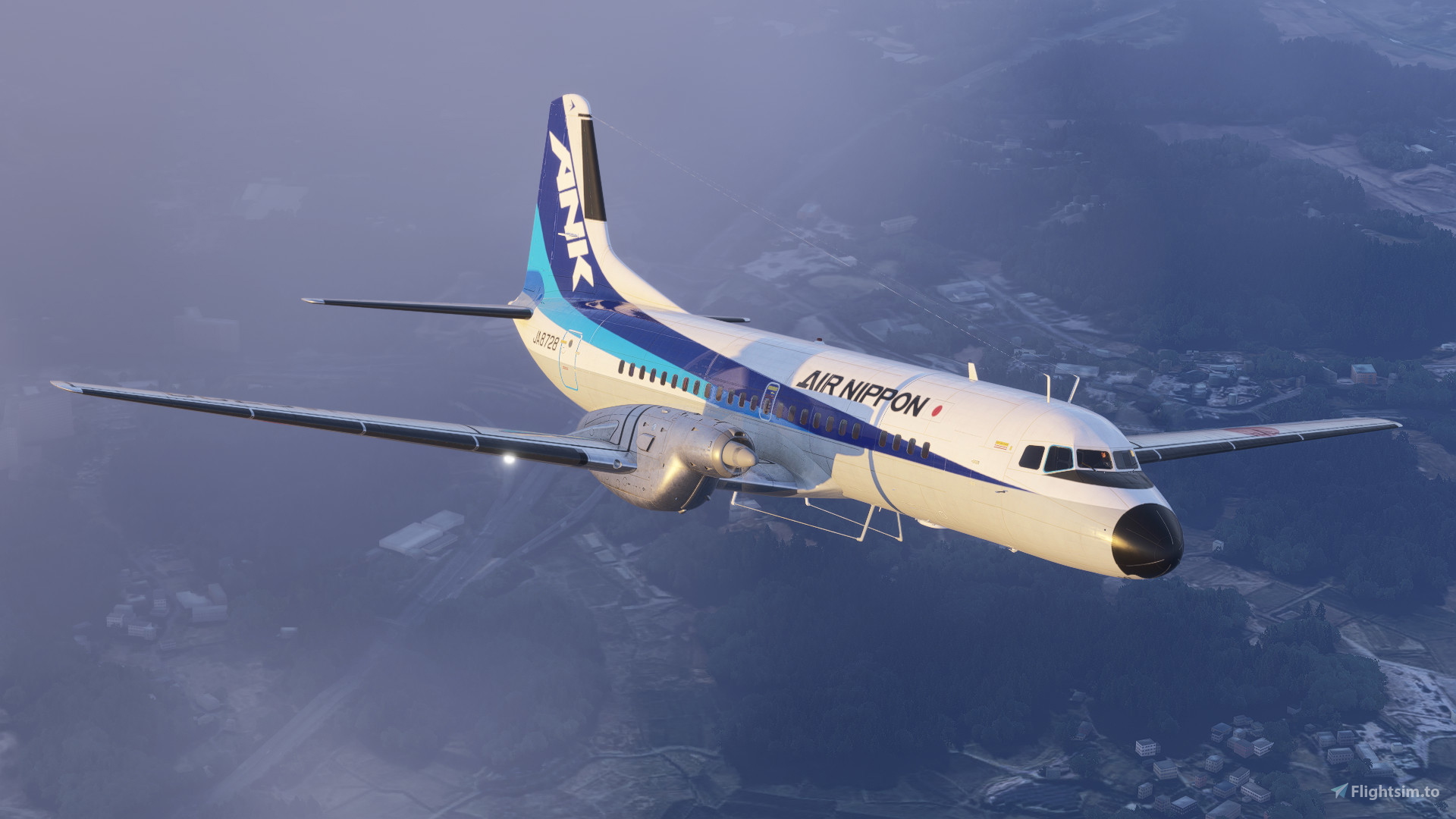 YS-11 ANA (JA8728) のために Microsoft Flight Simulator | MSFS