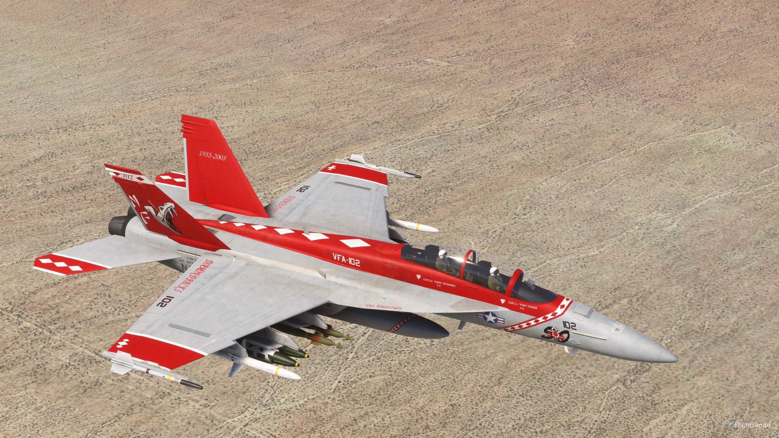 F/A-18F VFA-102 Diamondbacks CAG のために Microsoft Flight
