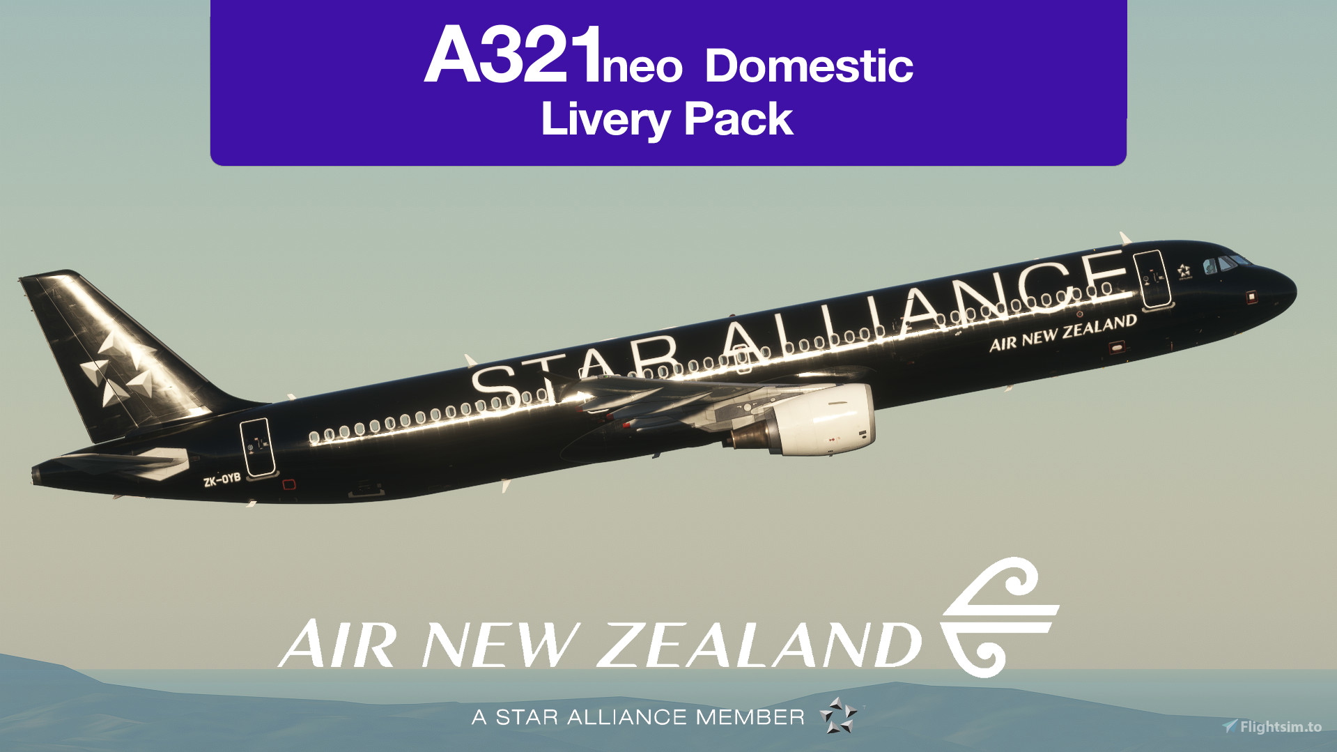 STAR ALLIANCE ニュージーランド航空 Airbus A321neoSTAR ALLIANCE