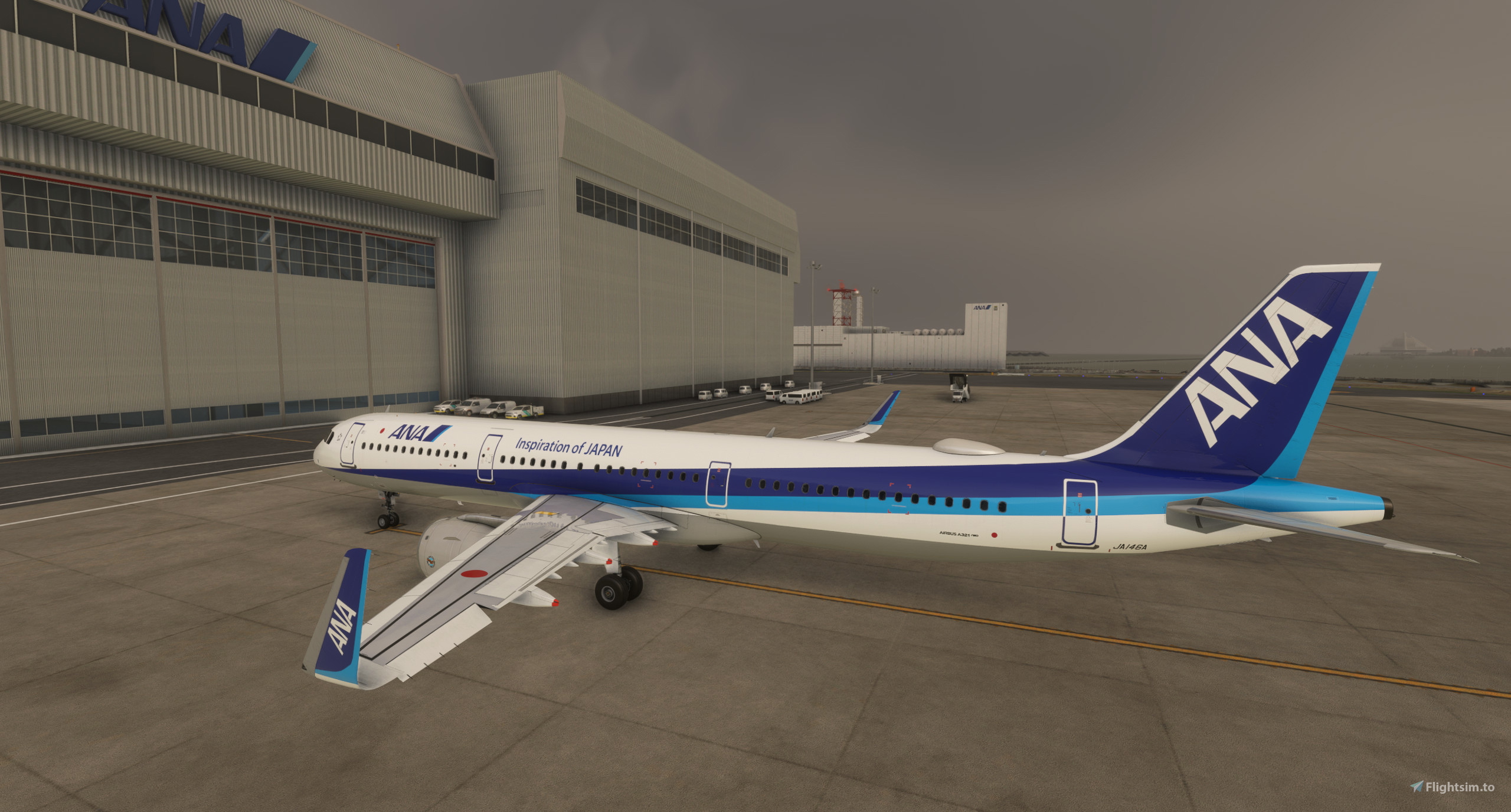 Fslabs A321neo All Nippon Airways JA146A のために Microsoft Flight