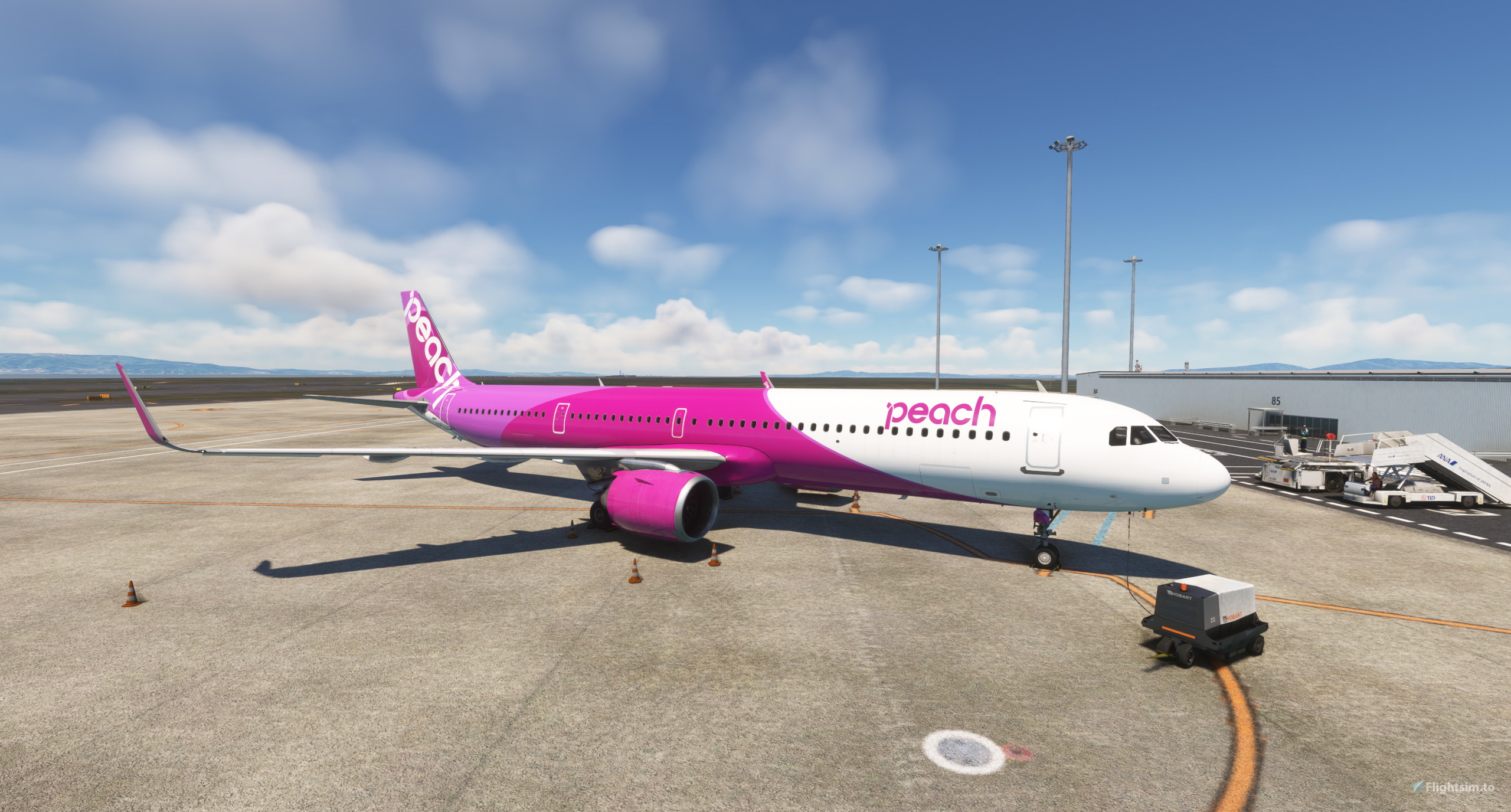 Fslabs A321neo Peach Aviation JA901P for Microsoft Flight