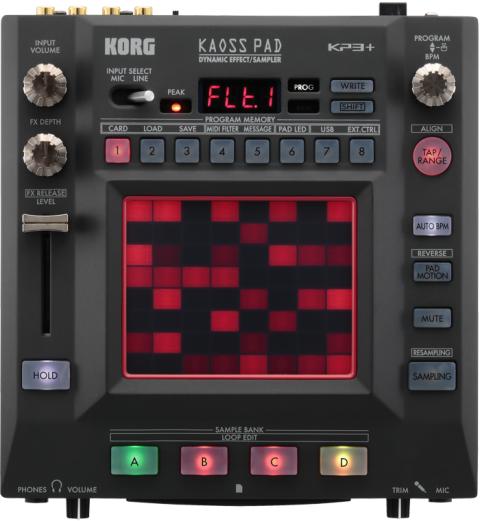 Features | KAOSS PAD KP3+ - DYNAMIC EFFECT/SAMPLER | KORG (Canada