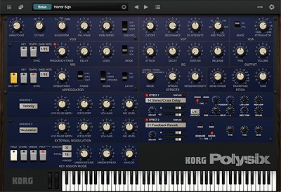 Polysix V2 for Mac/Win - POLYPHONIC SYNTHESIZER | KORG (Japan)