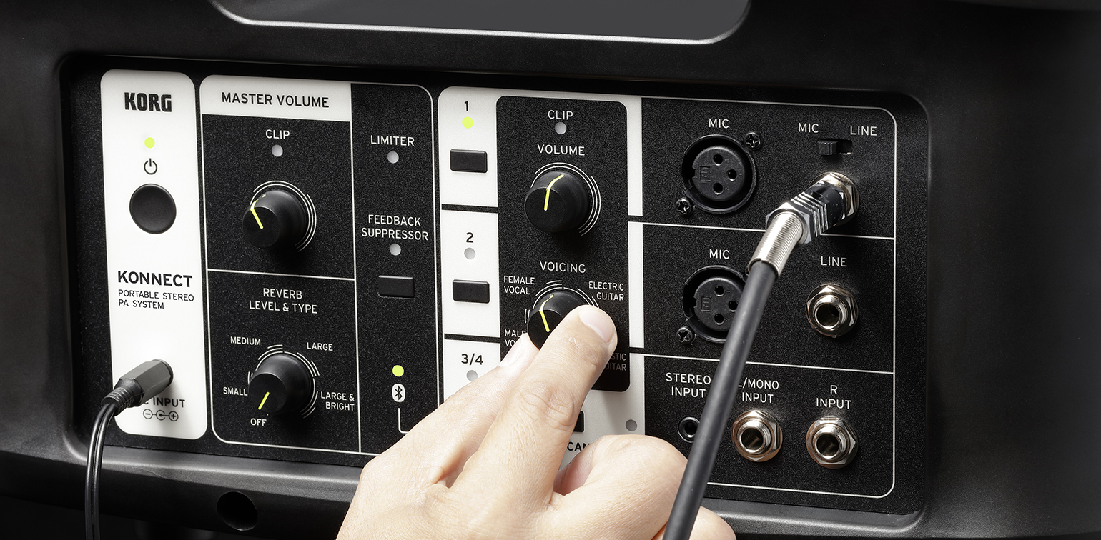 KONNECT - PORTABLE STEREO PA SYSTEM | KORG (Japan)