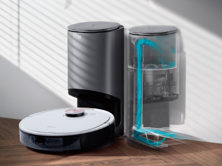 最先端3D物体回避テクノロジーと進化した自動ゴミ収集機搭載の