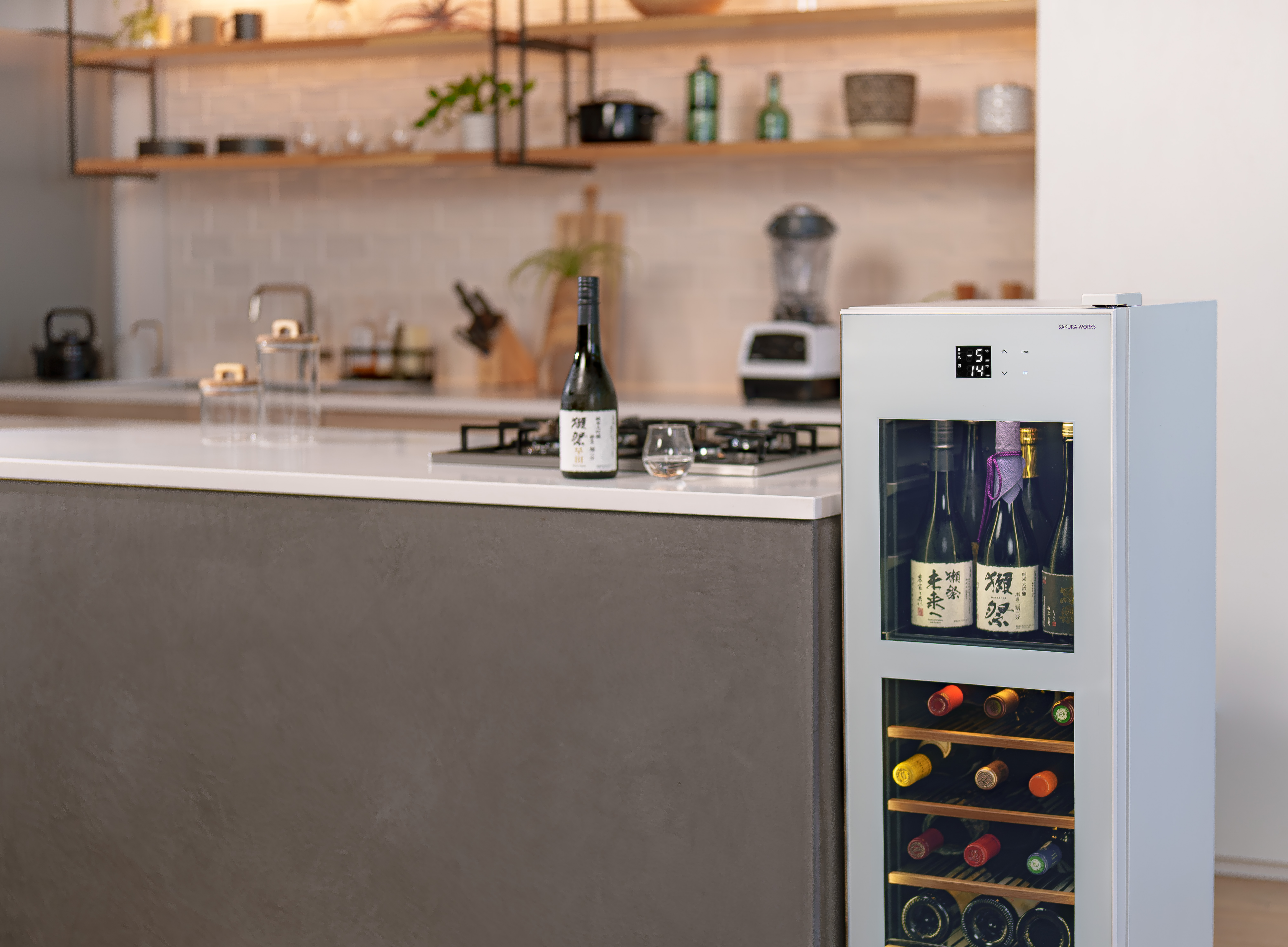 売上No.1のワインセラーがリニューアル！－5℃～25℃まで設定できる