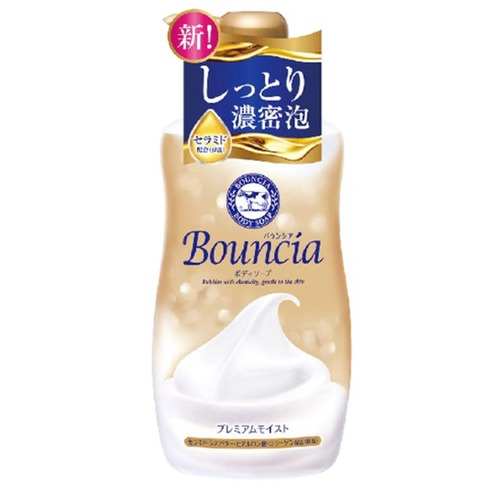 バウンシア（Bouncia） ボディソープ プレミアムモイスト ポンプ 460mL