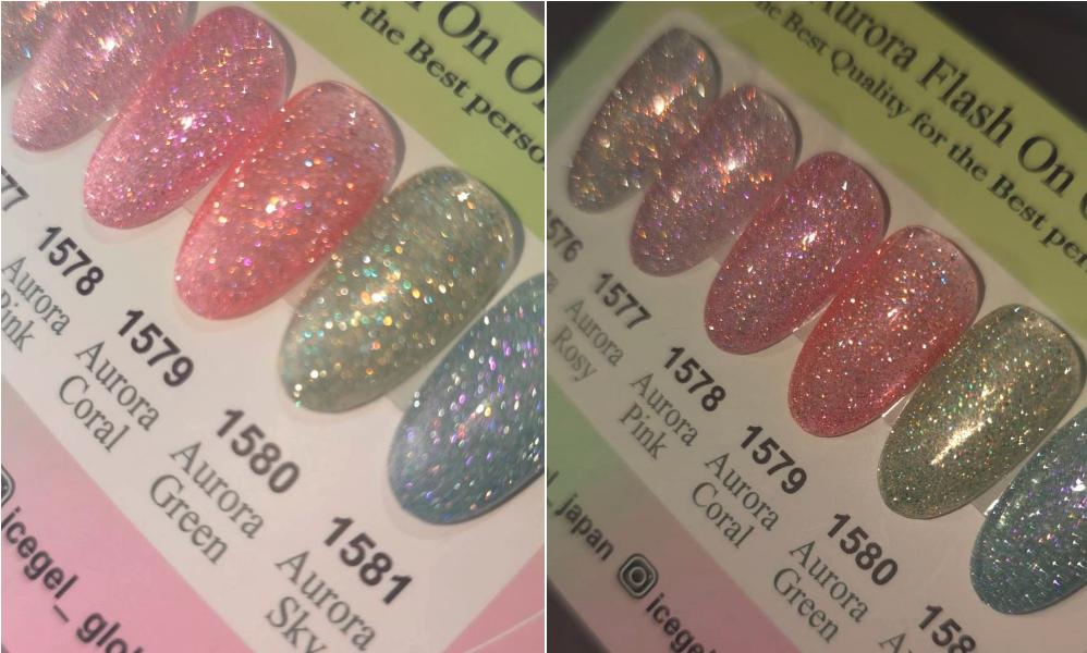 オーロラフラッシュ - オンオフジェル [1576_1581] : ICEGEL JAPAN