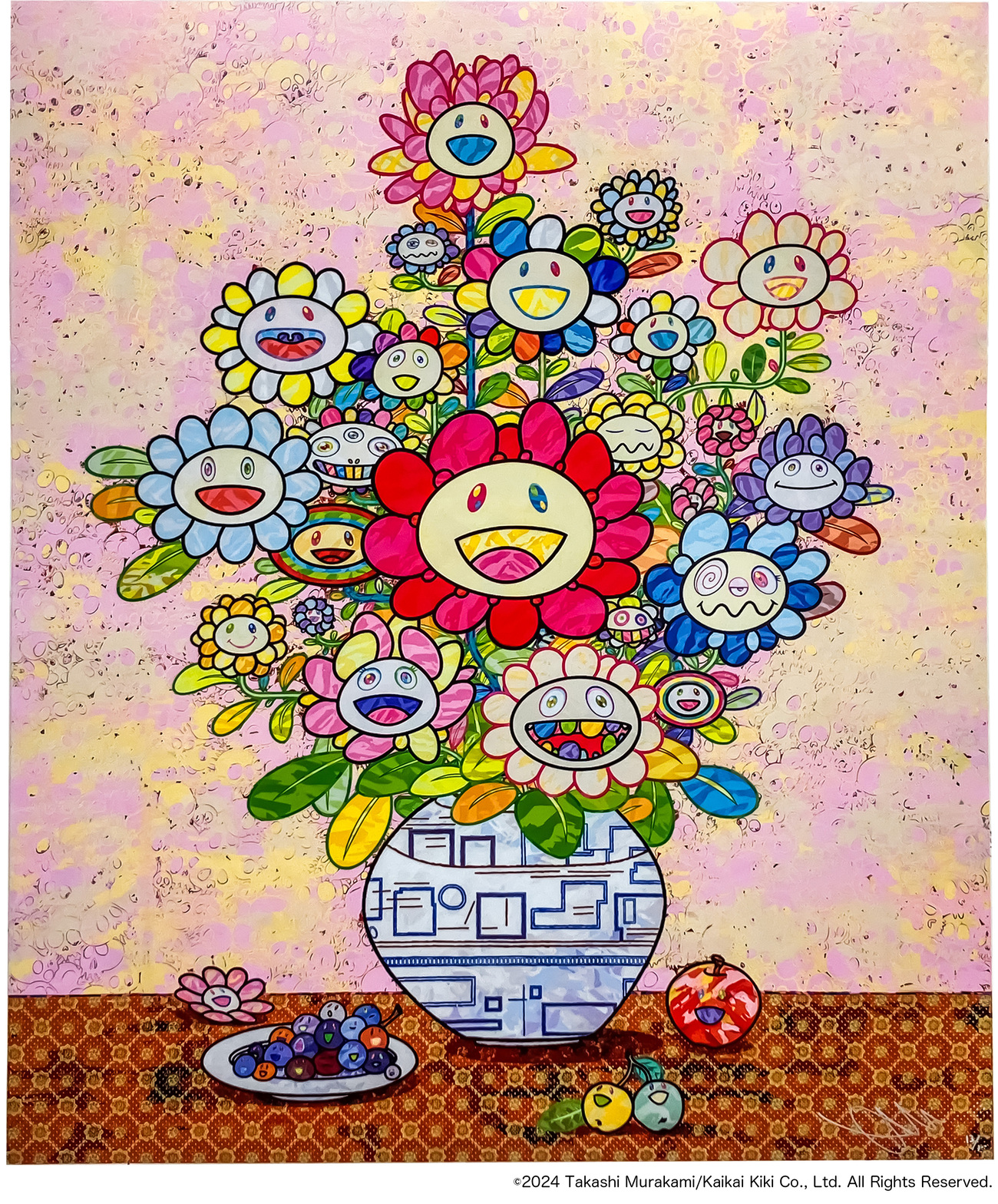 村上隆 お花がいっぱい 5月19日(月) 12時よりWebショップにて、村上隆