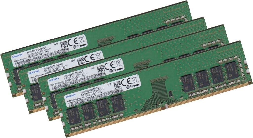 Samsung 8GB DDR4-2666 (M378A1K43Cb2-CTD) ab 61,11 € (Februar 2026