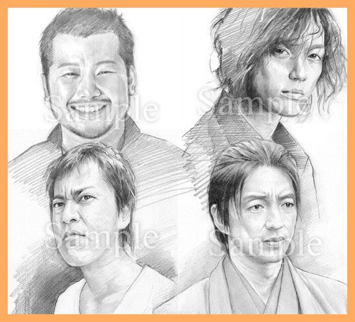 似顔絵作成致します（鉛筆画スケッチタイプ） | iichi 日々の暮らしを