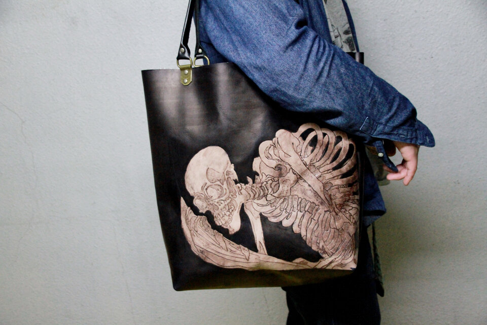 トートバッグ 浮世絵 相馬の古内裏『ガシャドクロ』 | iichi 日々の