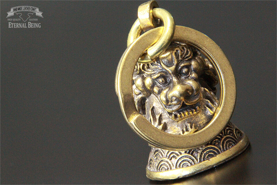 真鍮製】ガーディアンベル・ライオン | iichi 日々の暮らしを心地よく