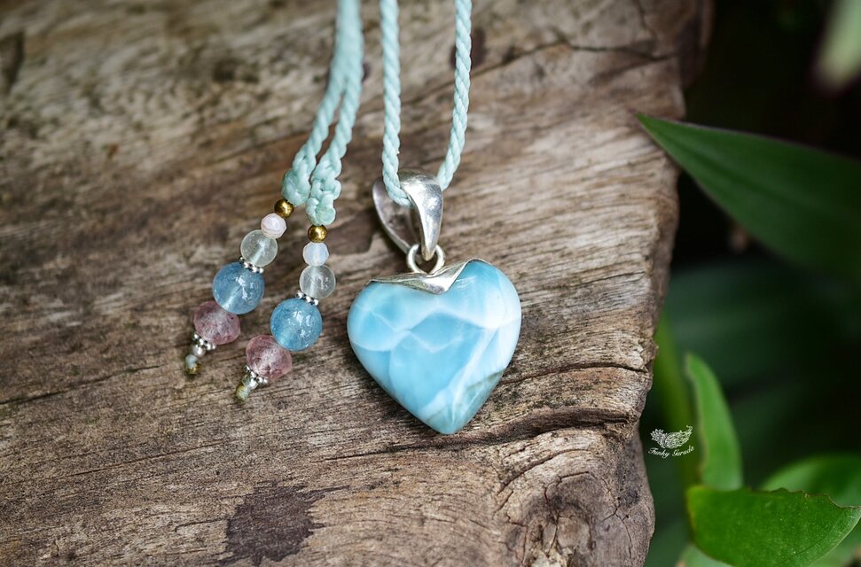 一松模様☆高品質☆ラリマー シルバーネックレス833 | iichi 日々の