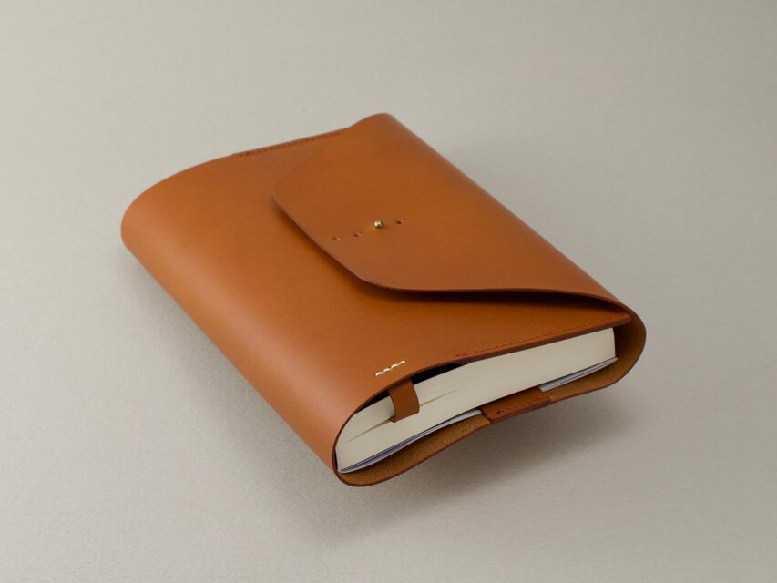 ブックカバー 単行本四六判サイズ【全4色】 | iichi 日々の暮らしを