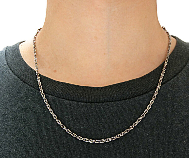 肩こりに効く! 純チタン製磁気ネックレス【厚生労働省の認可品】（喜平