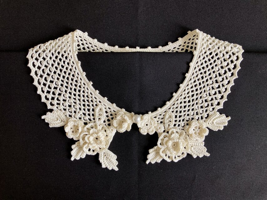 レース編み＊つけ襟 | iichi 日々の暮らしを心地よくするハンドメイド