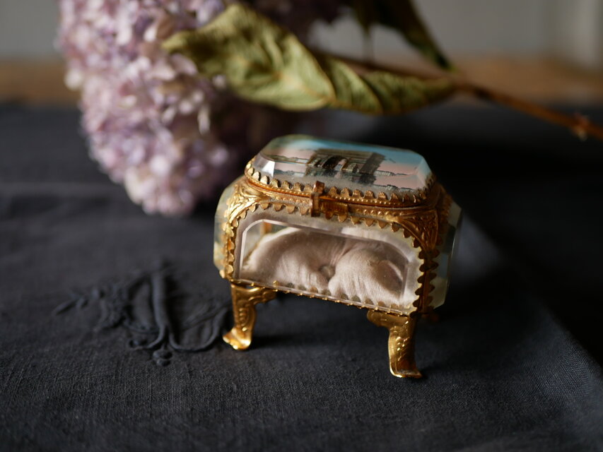 凱旋門 フランスアンティーク ジュエリーケース ジュエリーボックス