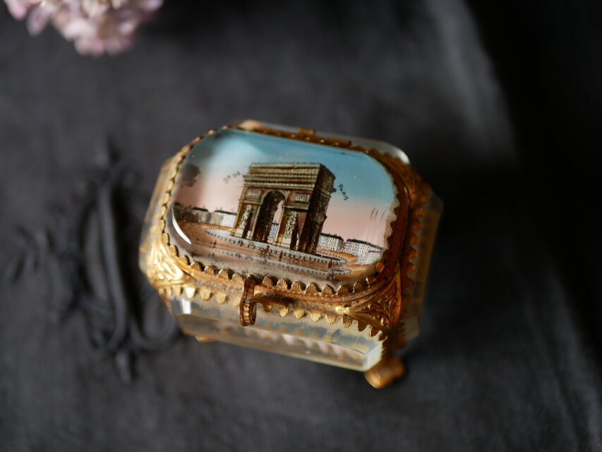 凱旋門 フランスアンティーク ジュエリーケース ジュエリーボックス