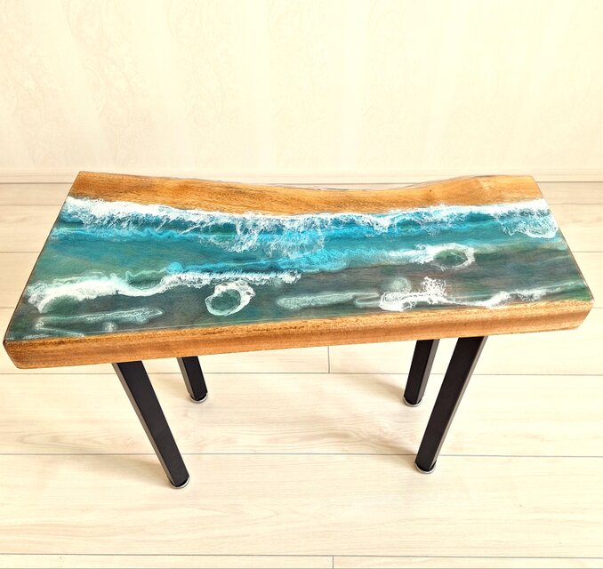サイドテーブル レジン 桑 海岸 波 | iichi 日々の暮らしを心地よく
